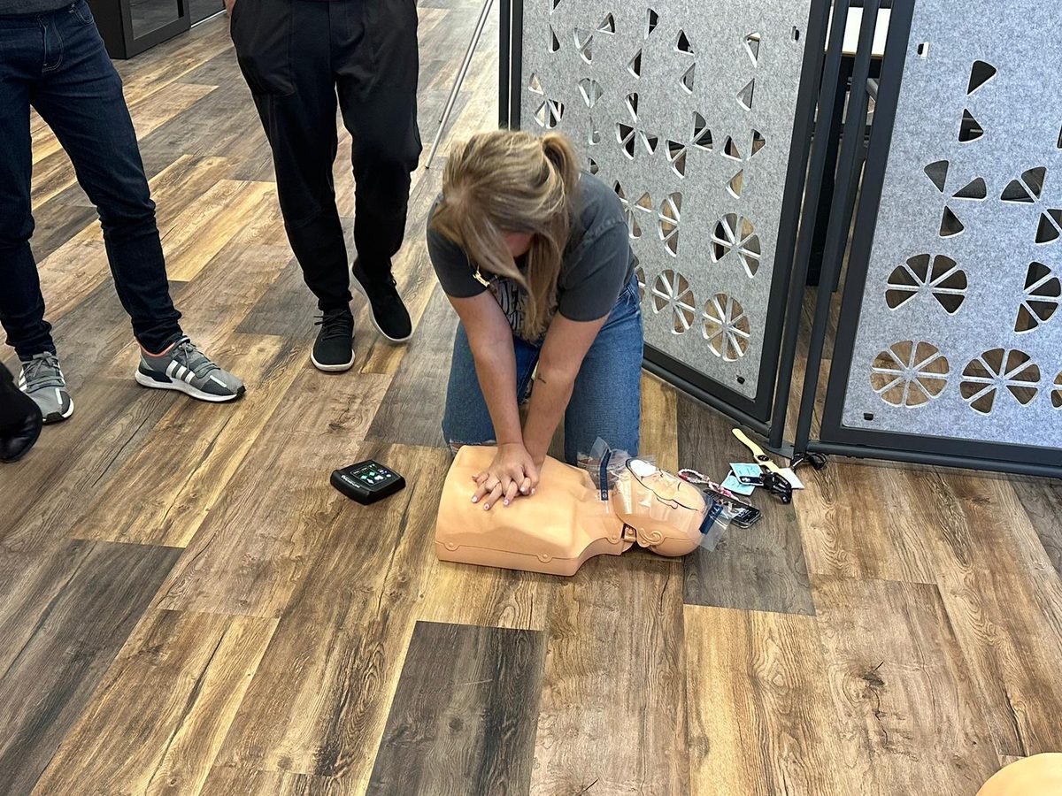 Emergency First Aid at Work training in Liverpool